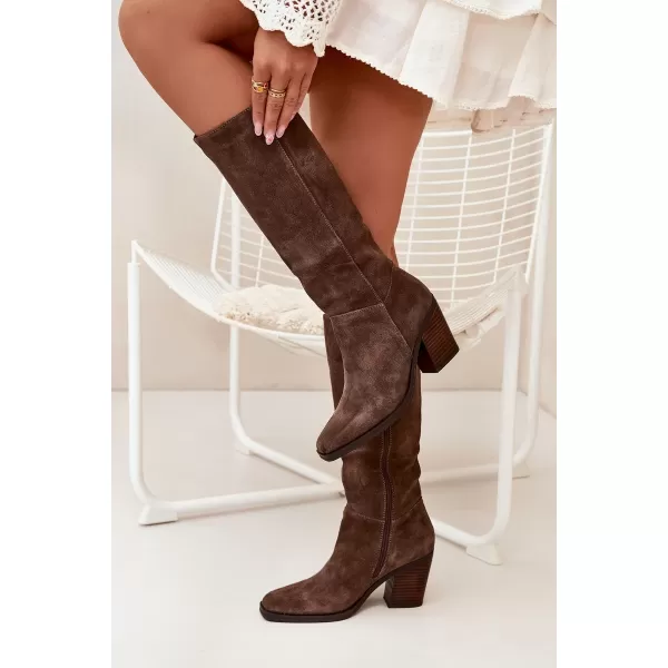  Dámské kozačky BOTO LISSARA 38607 KHAKI 