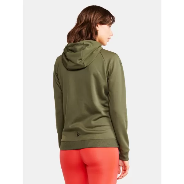 Dámská bunda s kapucí CRAFT Corp. ADV Unify Hoodie Jacket W LESNÍ 