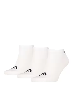 Ponožky HEAD ELEMENTS ALL SPORTS SNEAKER 3P 701229011 WHITE