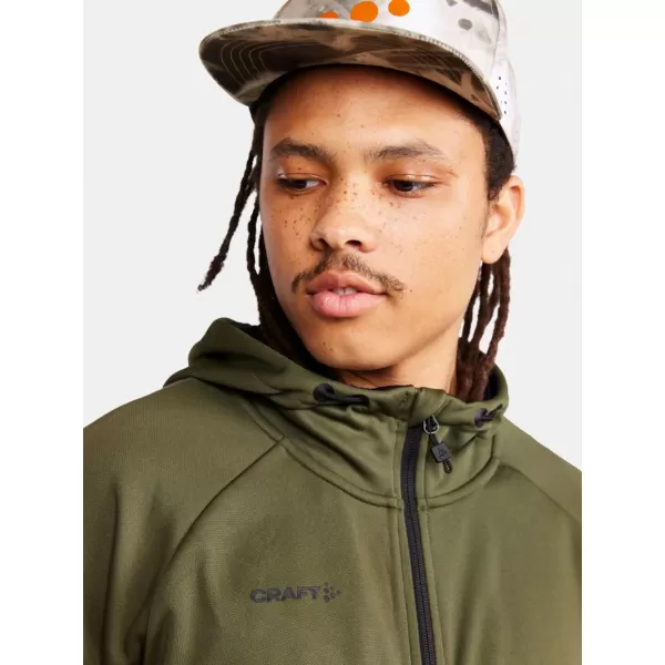  Pánská bunda s kapucí CRAFT Corp. ADV Unify Hoodie Jacket M LESNÍ 