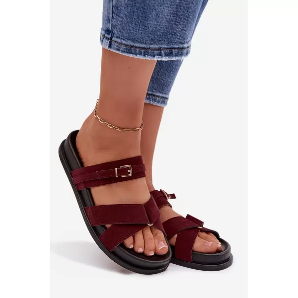  Dámské pantofle BOTO SELORINA 41592 BURGUNDY 