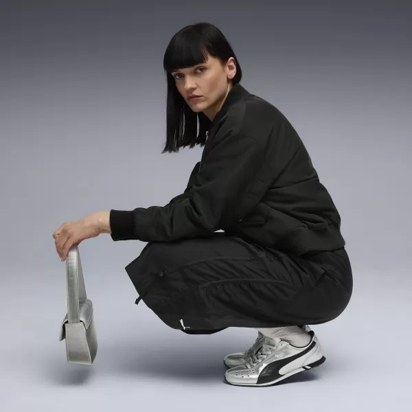  Dámské bunda PUMA T7 SATIN BOMBER JACKET 632168-01 PUMA BLACK 