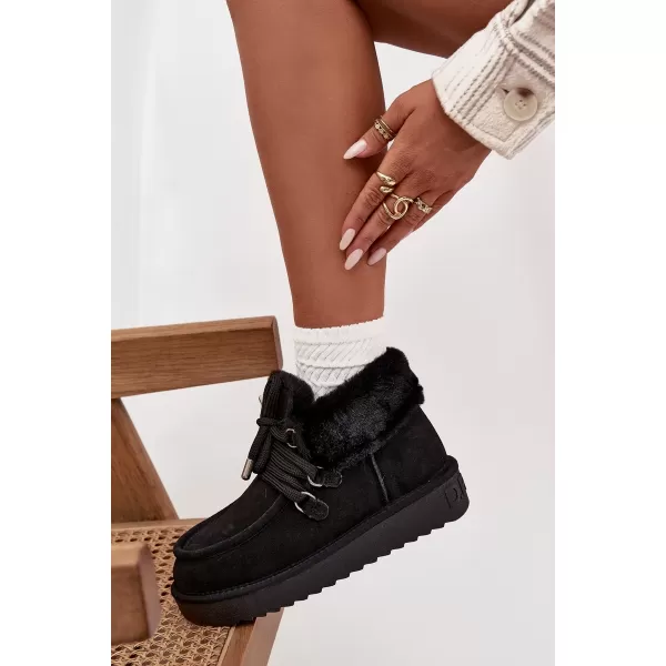  Dámské sněhule D.FRANKLIN DFSH375006 BLACK 