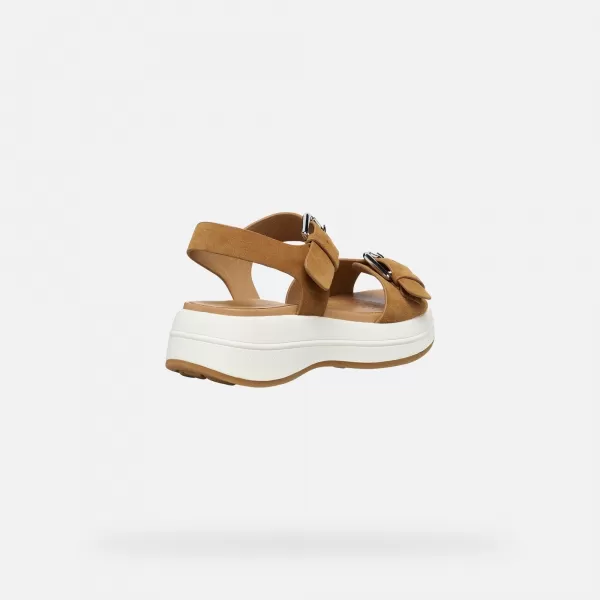  Dámské sandály GEOX SPHERICA ECUB-3 S G012854 HNĚDÁ 