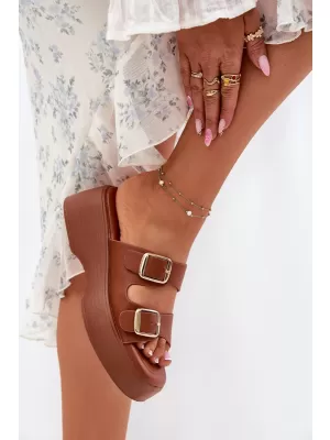 Dámské pantofle BOTO NITARELIA 37525 CAMEL