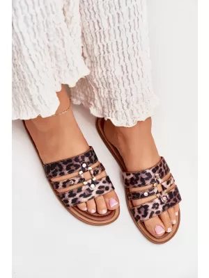 Dámské pantofle BOTO NOROTI 37941 LEOPARD