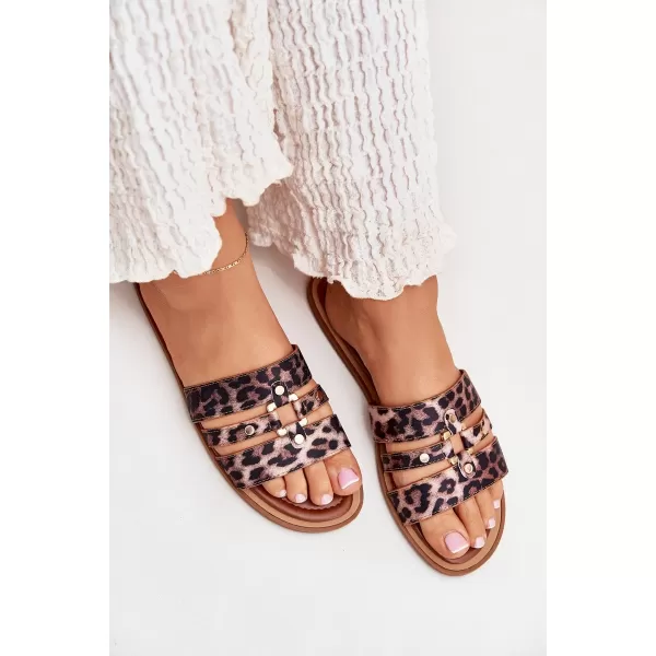  Dámské pantofle BOTO NOROTI 37941 LEOPARD 