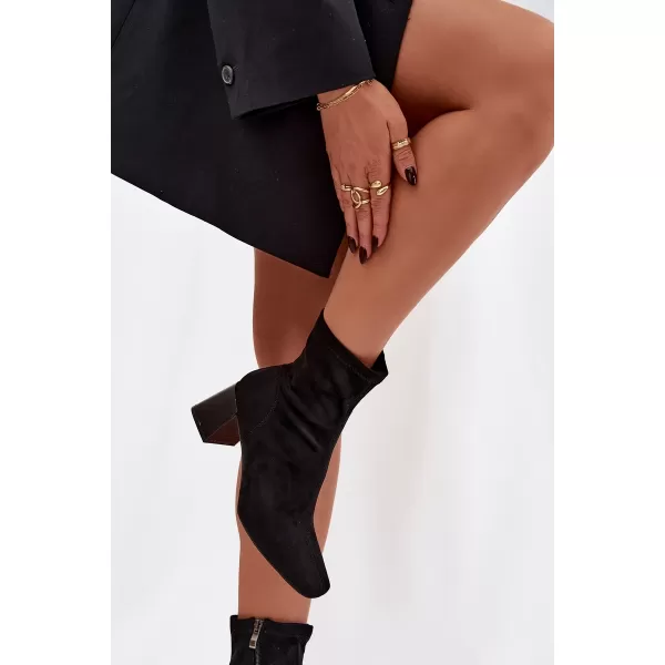  Dámské boty na podpatku BOTO OLIANNE 40587 BLACK 