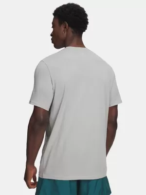 Pánské triko UNDER ARMOUR UA GL FOUNDATION UPDATE SS 1382915-069 ŠEDÁ