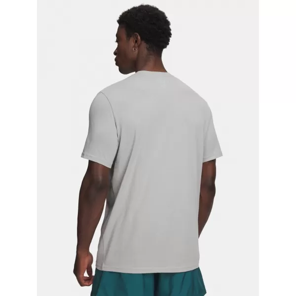  Pánské triko UNDER ARMOUR UA GL FOUNDATION UPDATE SS 1382915-069 ŠEDÁ 