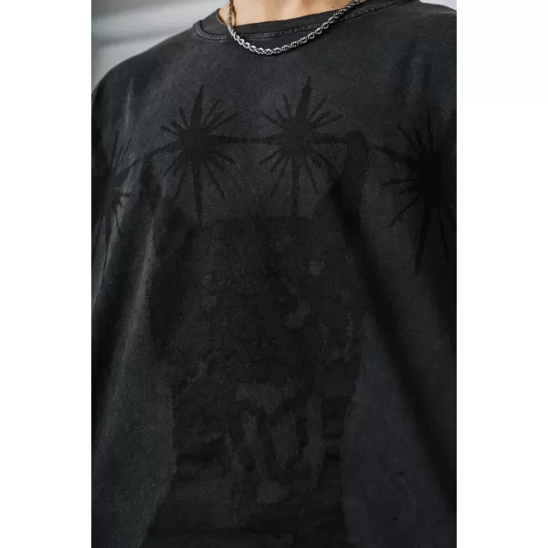  Pánské oversized triko NEBBIA x Sexsdreams 809 BLACK 