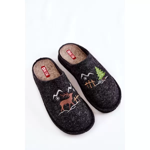  Dámské pantofle BIG STAR KK276018 BLACK/BEIGE 