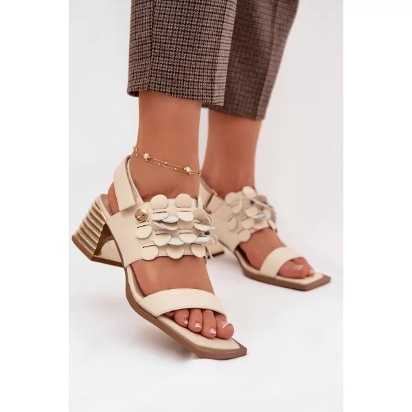  Dámské sandály D&A CR61-3062 BEIGE 
