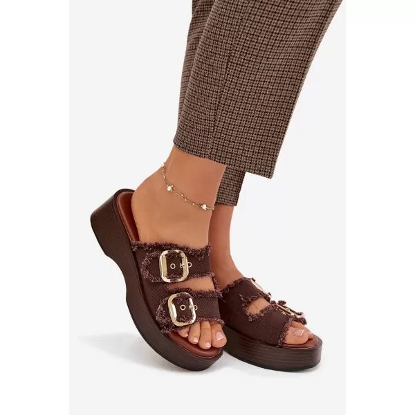  Dámské pantofle BOTO RENELISSE 41325 BROWN 