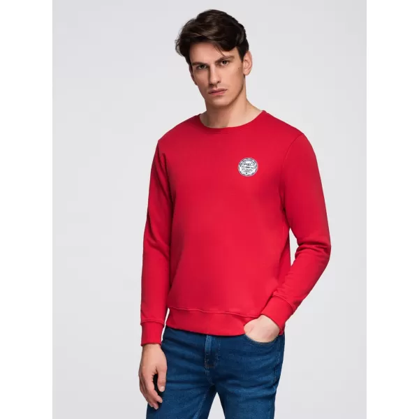  Pánská mikina OMBRE B1713 RED 