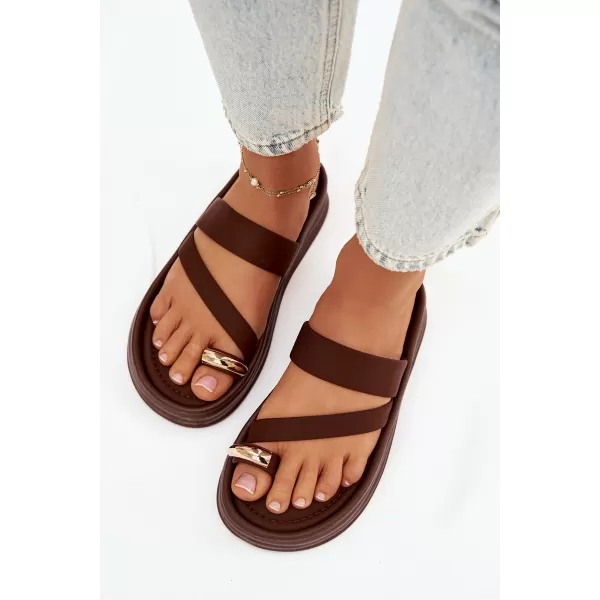  Dámské pantofle BOTO FARIELLE 41284 BROWN 