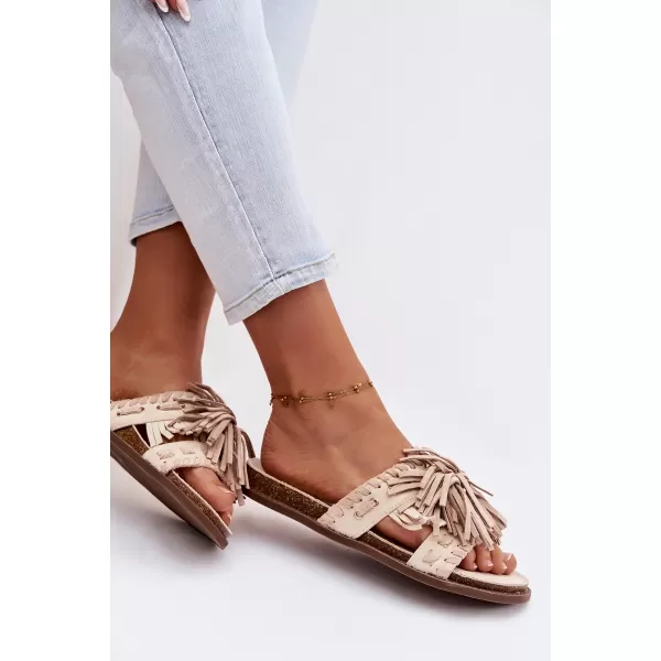  Dámské pantofle BOTO GLORINNA 41498 BEIGE 