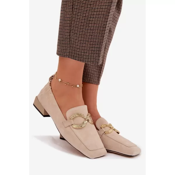  Dámské mokasíny D&A CR61-3115 BEIGE 