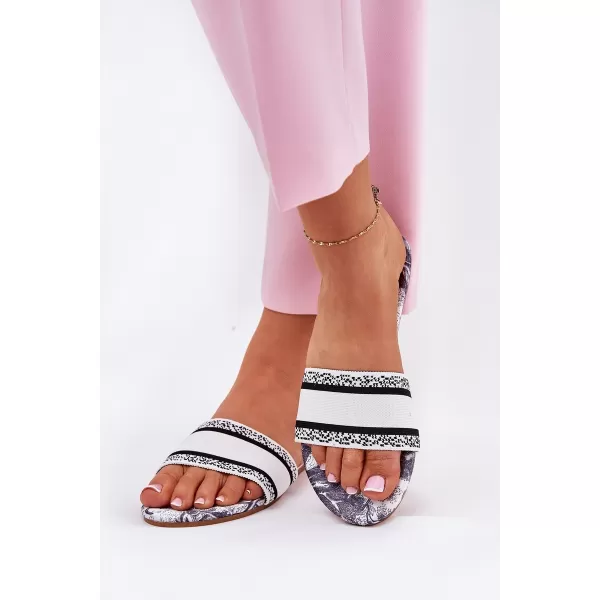  Dámské pantofle BOTO LEYSI 36382 WHITE 