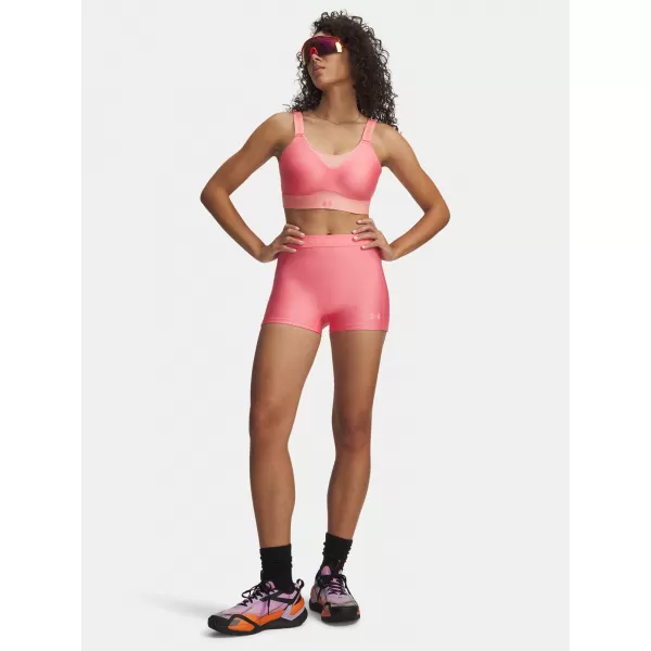  Dámské kraťasy UNDER ARMOUR HEATGEAR SHORTY 6010725-600 RŮŽOVÁ 