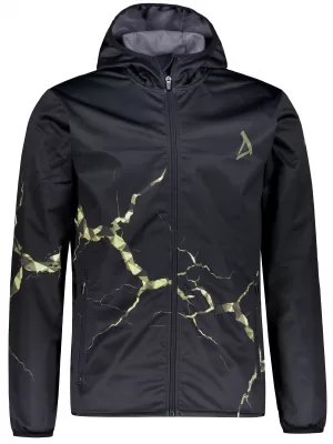 Pánská softshellová bunda premium ALTISPORT VOJ/ALM129JACK01 ČERNÁ/MILITARY