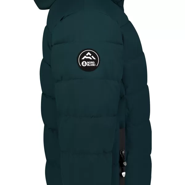 Pánská zimní bunda NORDBLANC BRAMBLE NBWJM8258 MODROZELENÁ 