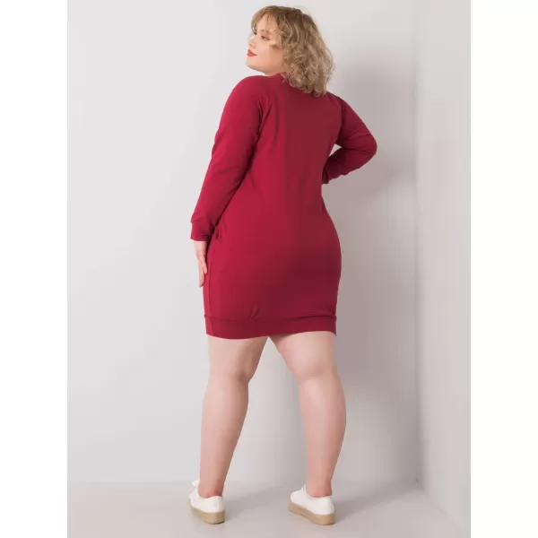  Dámské šaty BASIC FEEL GOOD RV-SK-6296.99 BURGUNDY 