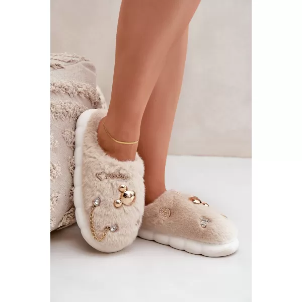  Dámské pantofle BOTO IVELFEDI 35010 BEIGE 