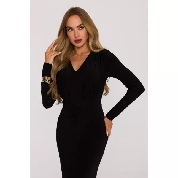  Dámské šaty MOE M891 BLACK 