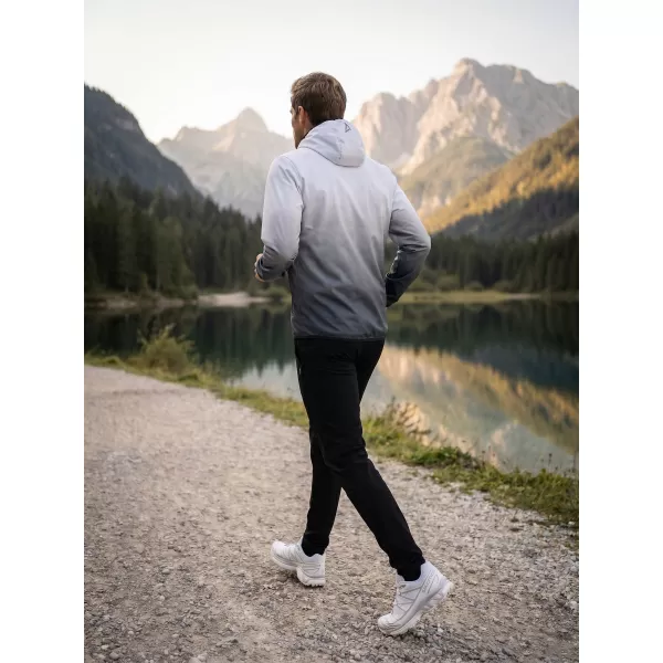  Pánská softshellová bunda premium ALTISPORT VOJ/ALM126JACK01 ČERNOBÍLÁ 