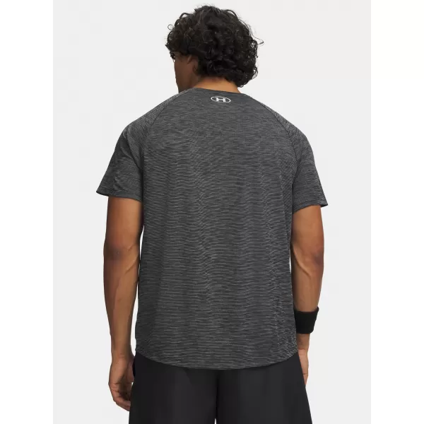  Pánské triko UNDER ARMOUR TECH TEXTURED SS 1382796-001 ČERNÁ 