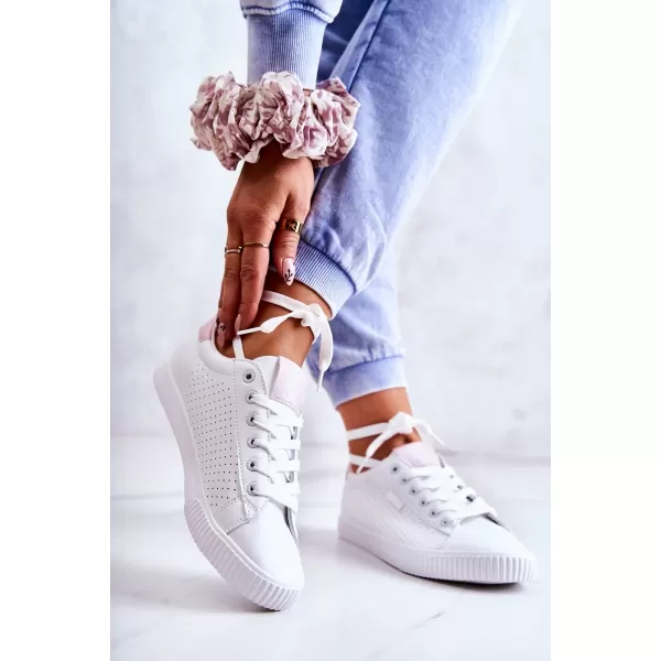  Dámské tenisky BIG STAR HH274073 WHITE/PINK 