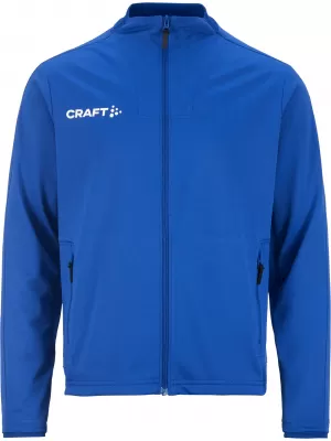 Dětská tréninková bunda CRAFT TW Evolve 2.0 Full Zip Jacket Jr KLUBOVÁ KOBALTOVÁ