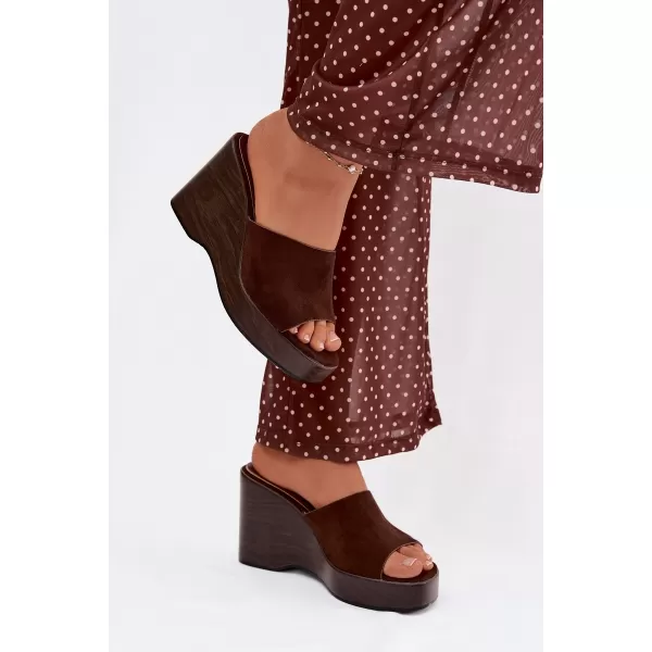  Dámské pantofle BOTO RAVELIA 41349 BROWN 