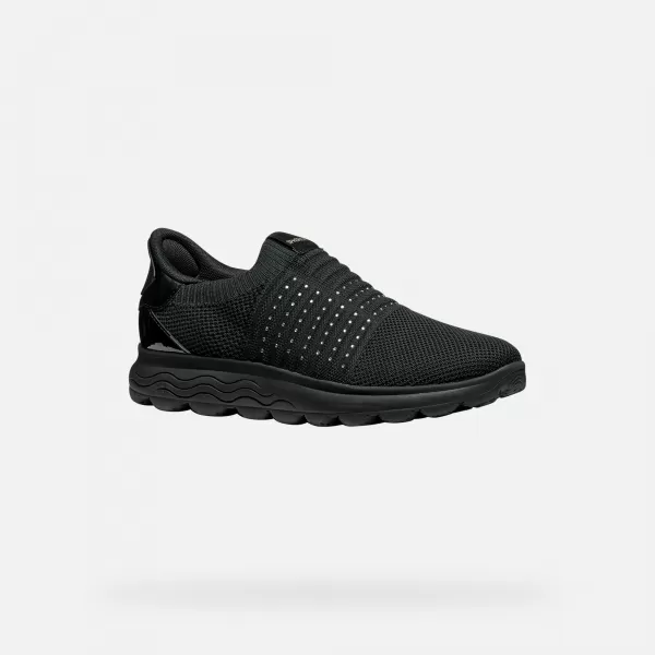  Dámské tenisky GEOX SPHERICA PLUS G012964 ČERNÁ 