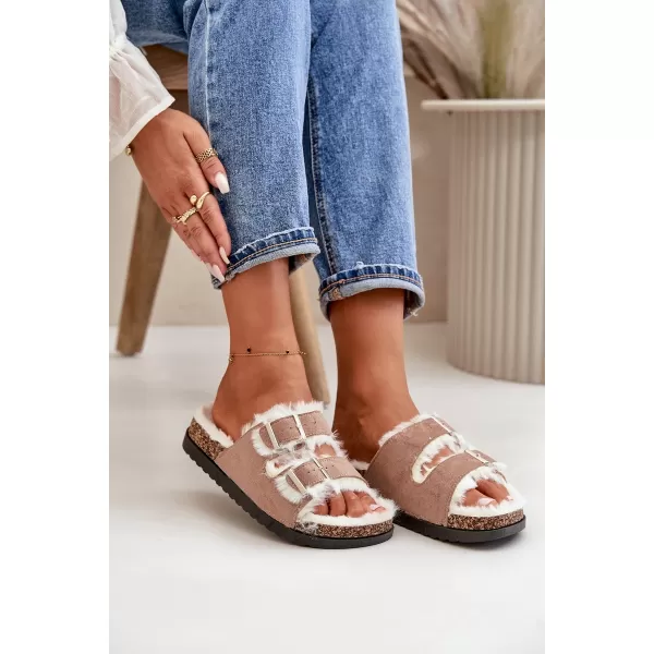 Dámské pantofle BOTO EZILENA 33315 KHAKI 