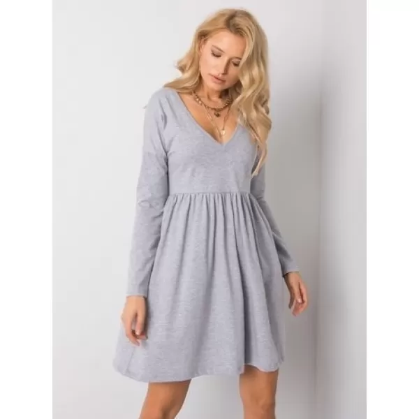  Dámské šaty RUE PARIS RV-SK-6008.19X GRAY 