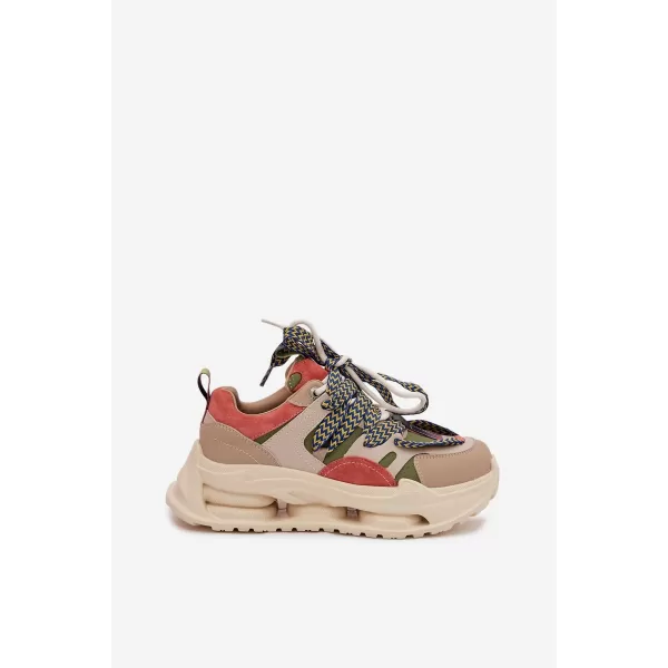 Dámské tenisky D&A CR61-3133 BEIGE 