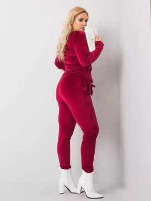 Dámský set RELEVANCE RV-KMPL-6085.05 BURGUNDY