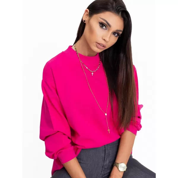  Dámská mikina BASIC FEEL GOOD RV-BL-5185.79P FUCHSIA 