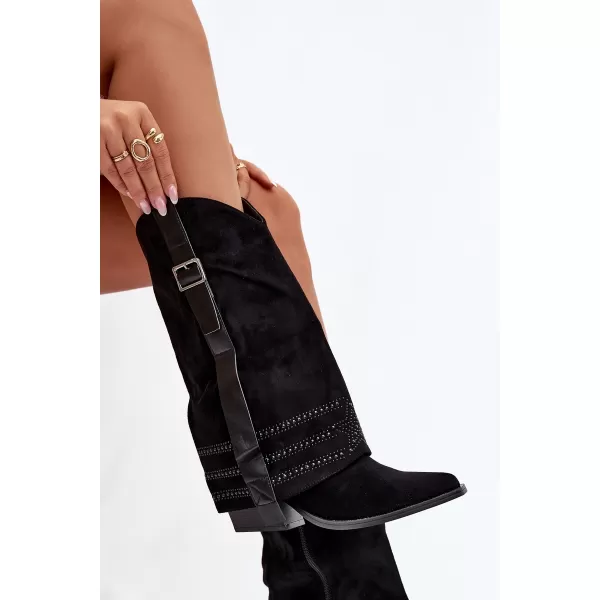  Dámské kozačky BOTO CAMILORA 40916 BLACK 