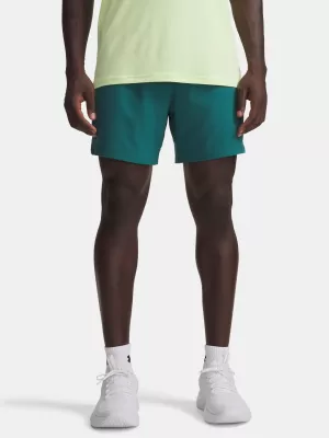 Pánské kraťasy UNDER ARMOUR VANISH WOVEN 6IN SHORTS 1373718-338 ZELENÁ