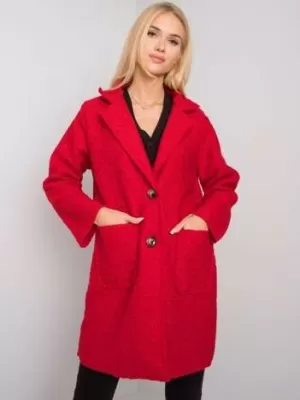 Dámský kabát OCH BELLA TW-PL-BI-21717.40P RED