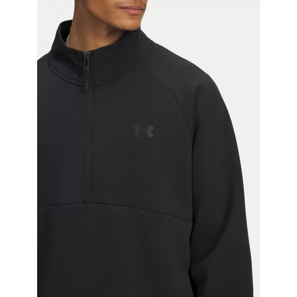  Pánská mikina UNDER ARMOUR UNSTOPPABLE FLC HALF ZIP 6003868-001 ČERNÁ 
