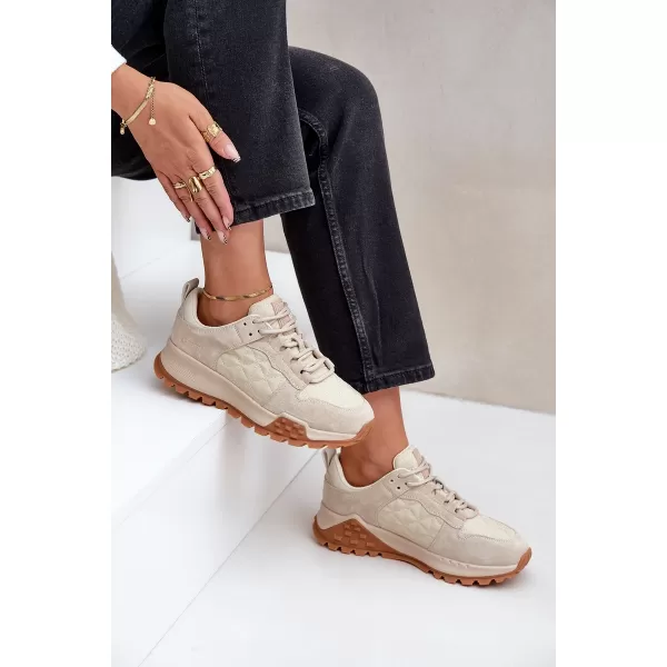  Dámské tenisky BIG STAR OO274A315 BEIGE 