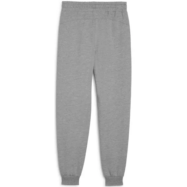  Dětské kalhoty PUMA TEAMGOAL CASUALS PANTS JR 658601-33 MEDIUM GRAY HEATHER/WHITE 