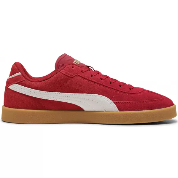  Pánské boty PUMA CLUB II ERA SUEDE 400717-08 FORATRED/P.WHITE/PUMA GOLD 