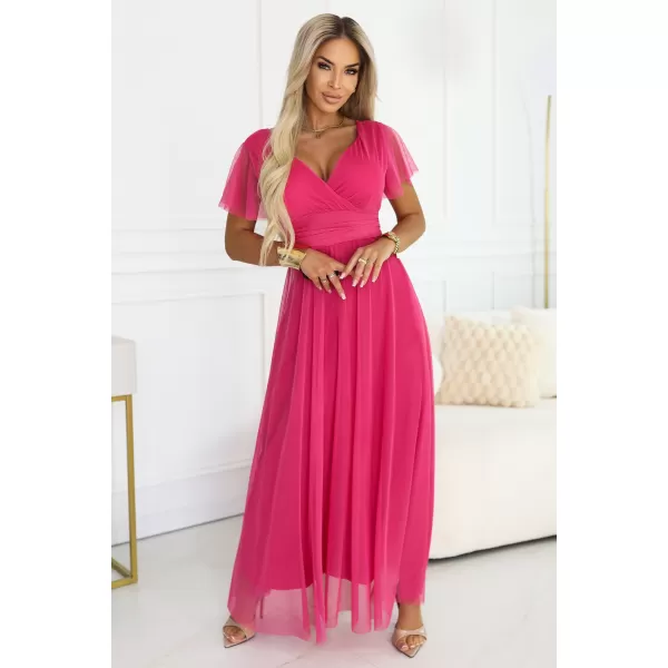  Dámské šaty NUMOCO NASTIA 562-9 MALINOVÁ 