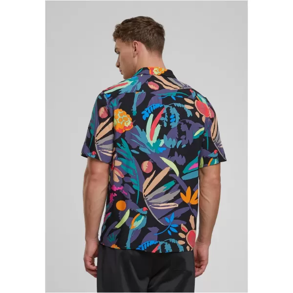  Pánská košile URBAN CLASSICS TB4150 BLACK FRUITY 