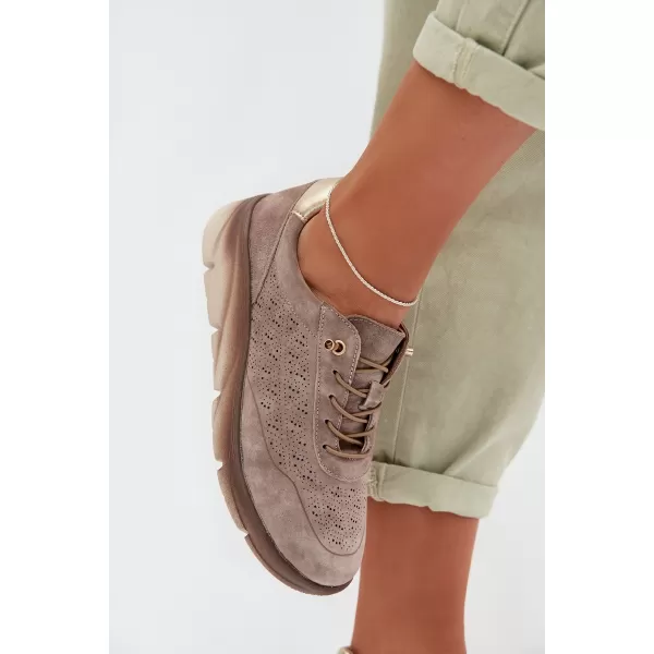  Dámské tenisky SERGIO LEONE SP-002 BROWN 